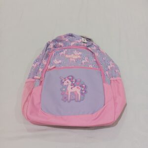 Tas Ransel Anak Sekolah "Smiggle Jump Classic" warna Pink motif Unicorn
